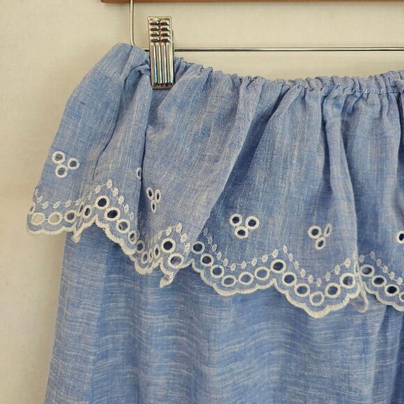 J. Crew Eyelet Dress Strapless or halter top Women's Size M NWT - Picture 3 of 7